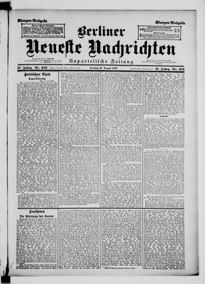 Berliner Neueste Nachrichten vom 31.08.1897