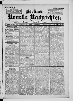 Berliner Neueste Nachrichten vom 05.09.1897