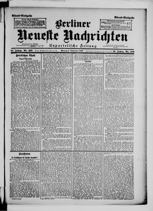 Berliner Neueste Nachrichten vom 06.09.1897
