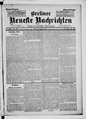 Berliner Neueste Nachrichten vom 14.09.1897