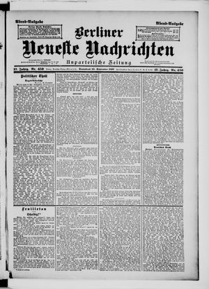 Berliner Neueste Nachrichten vom 25.09.1897