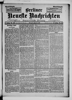 Berliner Neueste Nachrichten vom 27.09.1897