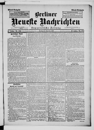 Berliner Neueste Nachrichten vom 28.09.1897
