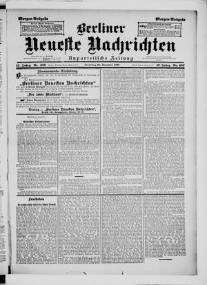 Berliner Neueste Nachrichten vom 30.09.1897