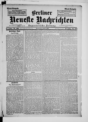 Berliner Neueste Nachrichten vom 02.10.1897