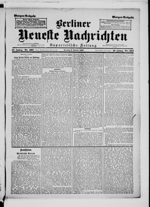 Berliner Neueste Nachrichten vom 05.10.1897