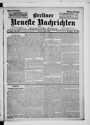 Berliner Neueste Nachrichten vom 17.10.1897