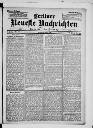 Berliner Neueste Nachrichten vom 20.10.1897