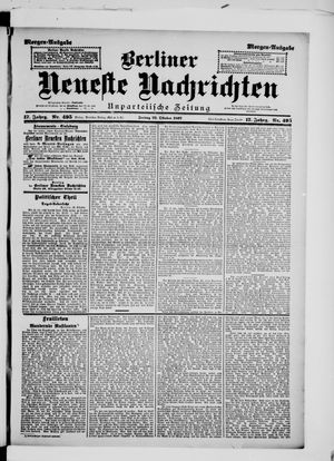 Berliner Neueste Nachrichten vom 22.10.1897
