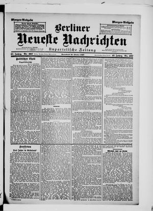 Berliner Neueste Nachrichten vom 23.10.1897