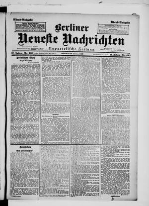 Berliner Neueste Nachrichten vom 23.10.1897