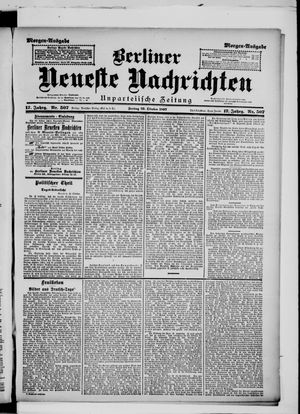 Berliner Neueste Nachrichten vom 29.10.1897