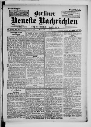 Berliner Neueste Nachrichten vom 01.11.1897