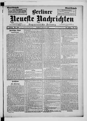 Berliner Neueste Nachrichten vom 02.11.1897