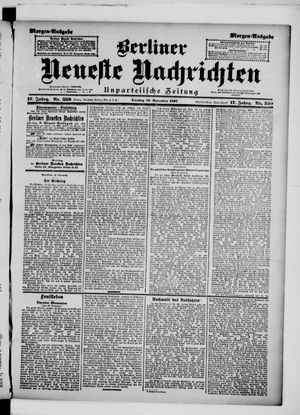 Berliner Neueste Nachrichten vom 30.11.1897