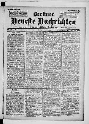 Berliner Neueste Nachrichten vom 30.11.1897