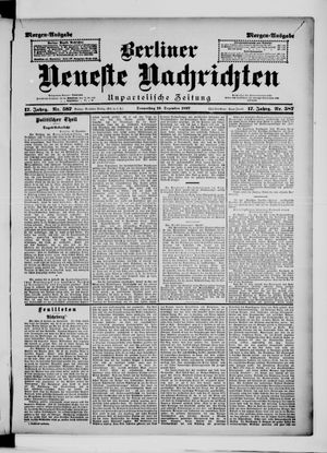 Berliner Neueste Nachrichten vom 16.12.1897