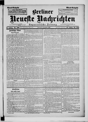 Berliner Neueste Nachrichten on Dec 17, 1897