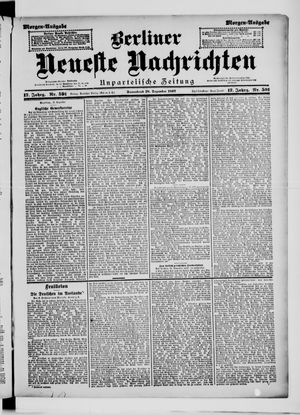 Berliner Neueste Nachrichten vom 18.12.1897