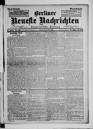 Berliner Neueste Nachrichten vom 20.12.1897