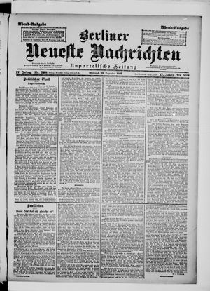 Berliner Neueste Nachrichten vom 22.12.1897