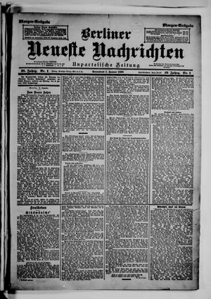 Berliner neueste Nachrichten vom 01.01.1898
