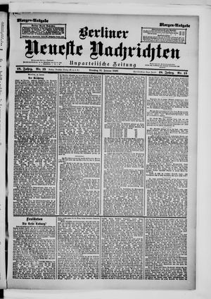 Berliner neueste Nachrichten vom 11.01.1898