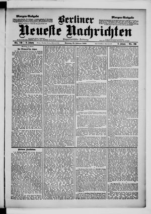 Berliner neueste Nachrichten vom 13.02.1898
