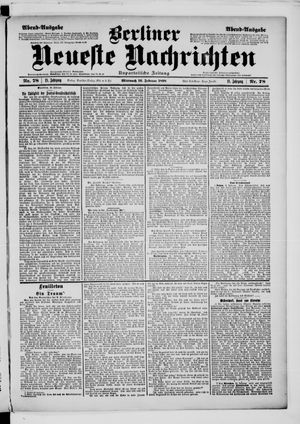 Berliner neueste Nachrichten vom 16.02.1898