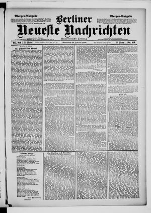 Berliner Neueste Nachrichten vom 19.02.1898