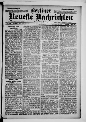 Berliner Neueste Nachrichten vom 01.03.1898