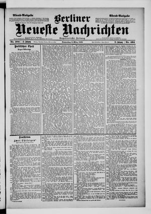 Berliner Neueste Nachrichten vom 03.03.1898
