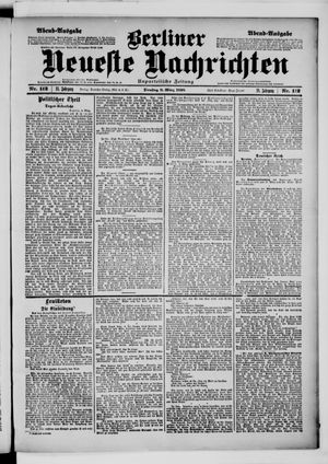 Berliner neueste Nachrichten on Mar 8, 1898