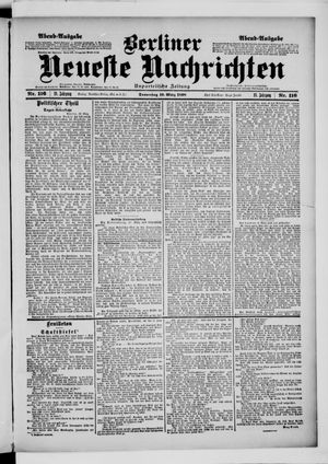 Berliner neueste Nachrichten vom 10.03.1898