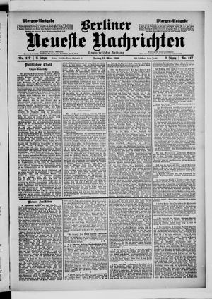 Berliner neueste Nachrichten vom 11.03.1898