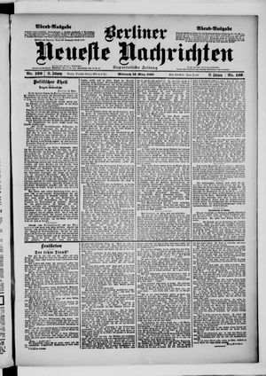 Berliner Neueste Nachrichten on Mar 16, 1898