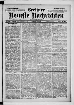 Berliner neueste Nachrichten vom 22.03.1898