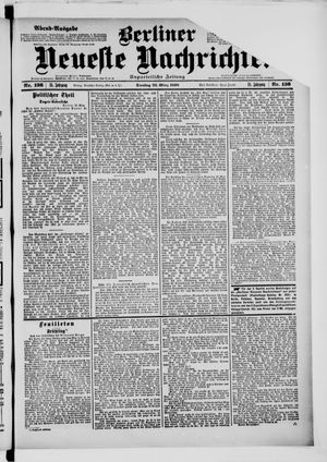 Berliner neueste Nachrichten vom 22.03.1898
