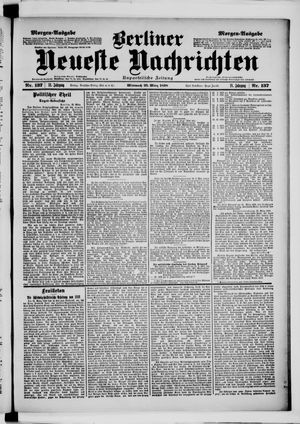 Berliner neueste Nachrichten vom 23.03.1898