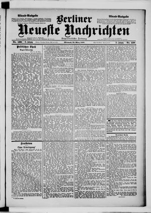 Berliner neueste Nachrichten vom 23.03.1898