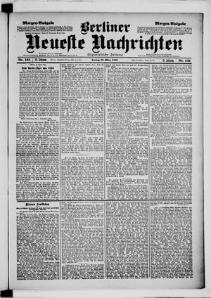 Berliner neueste Nachrichten vom 25.03.1898