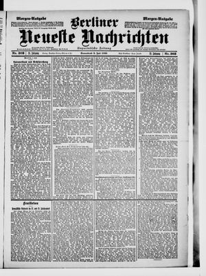 Berliner Neueste Nachrichten on Jul 2, 1898