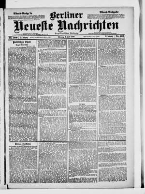 Berliner Neueste Nachrichten vom 04.07.1898