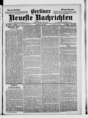 Berliner Neueste Nachrichten vom 05.07.1898
