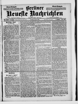 Berliner Neueste Nachrichten vom 05.07.1898