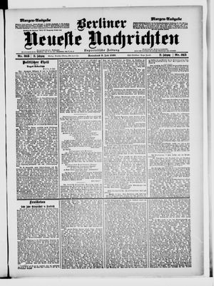 Berliner Neueste Nachrichten on Jul 9, 1898