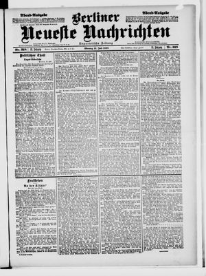 Berliner Neueste Nachrichten on Jul 11, 1898