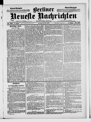 Berliner Neueste Nachrichten vom 12.07.1898