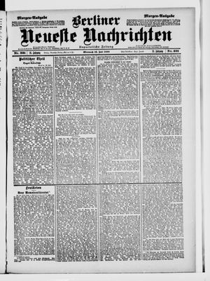 Berliner Neueste Nachrichten on Jul 13, 1898
