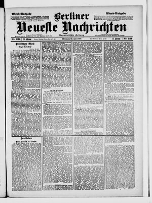 Berliner Neueste Nachrichten vom 13.07.1898